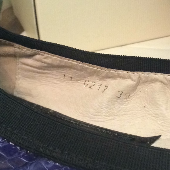 Ballerina Purple & Black Slip Ons by ALL BLACK - Picture 3 of 8